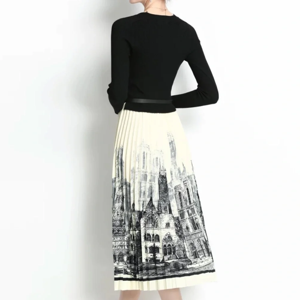 ❤️ The KIMORA full European Cityscape Dress - Picture 5 of 15